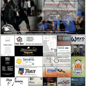 TOROS PAIPORTA 26 Y 27 DE JUNIO 2026
