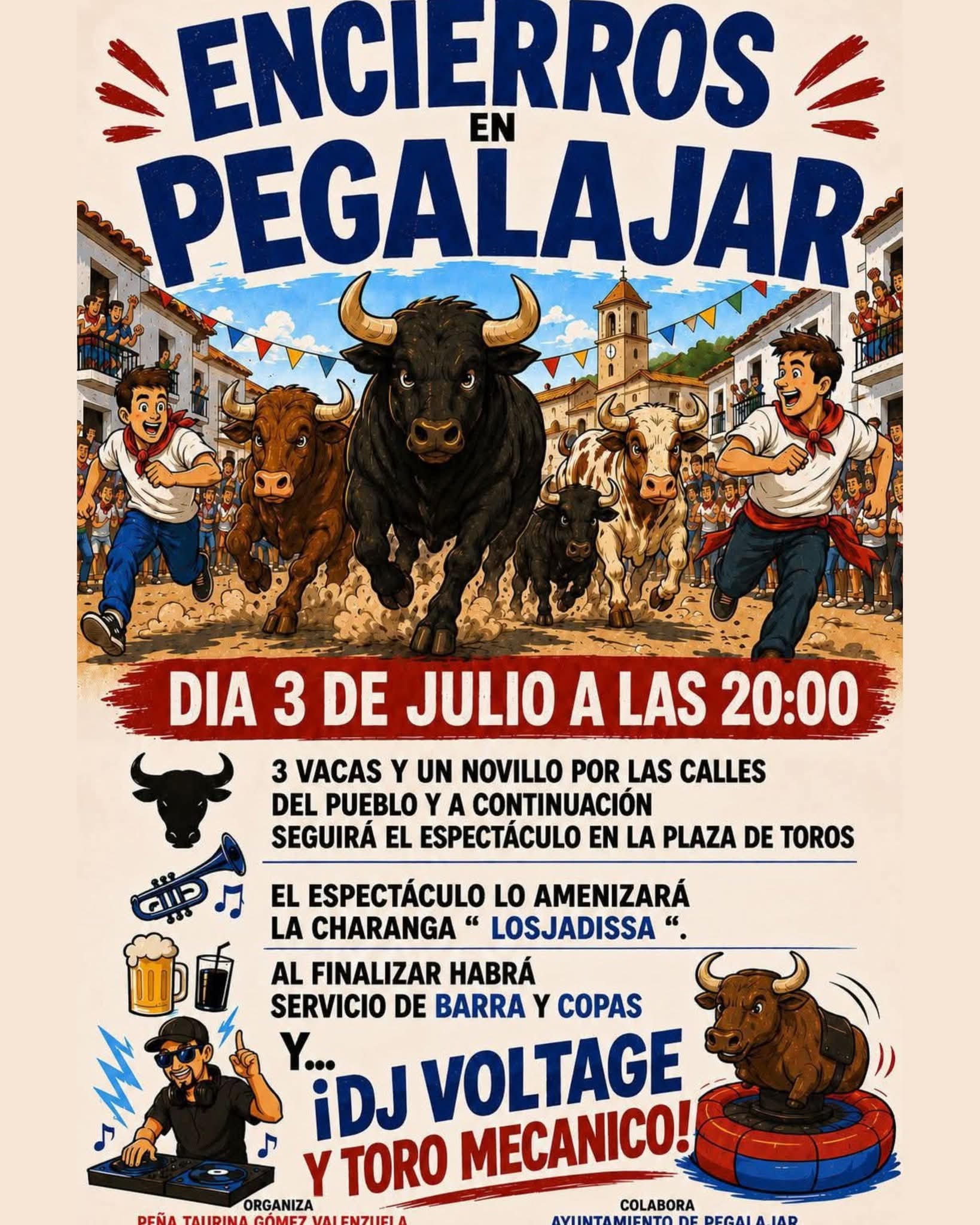 TOROS PEGALAJAR 3 JULIO 2026.