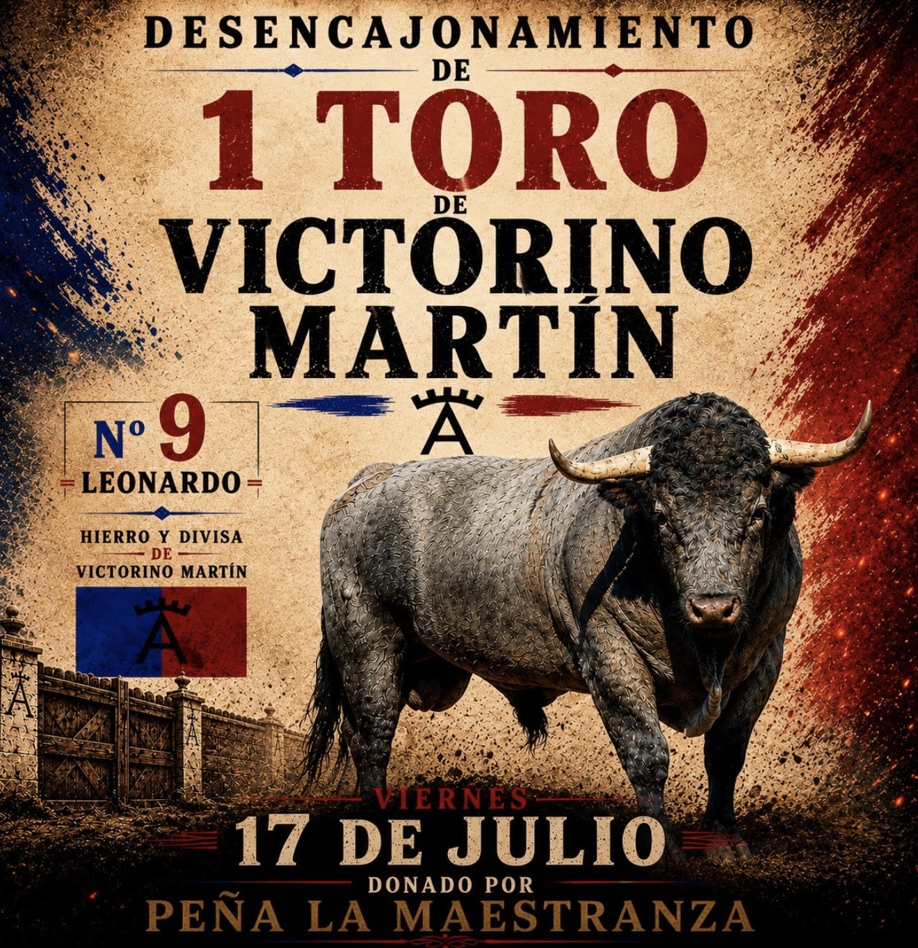 TOROS PEÑA LA MAESTRANZA 17 JULIO 2026