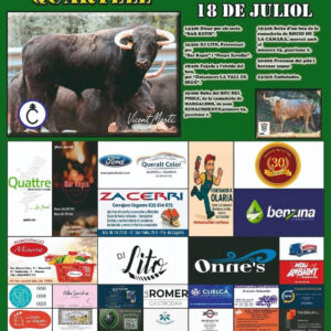 TOROS QUARTELL 18 JULIO 2026