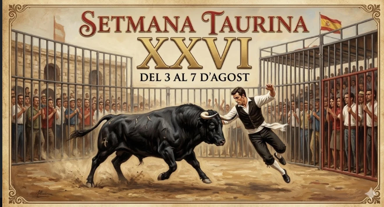 TOROS SEMANA TAURINA MUSEROS DEL 3 AL 7 DE AGOSTO 2026