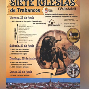 TOROS SIETE IGLESIAS DEL 26 AL 29 DE JUNIO 2026