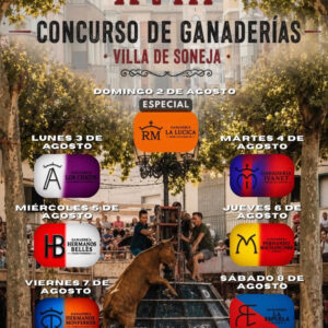 TOROS SONEJA DEL 2 AL 8 DE AGOSTO 2026