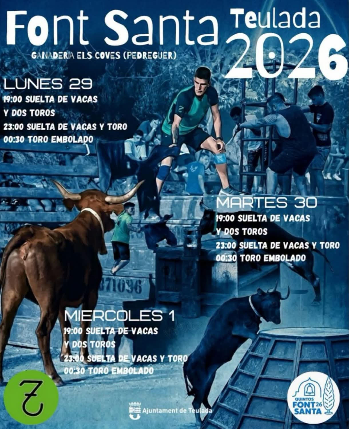 TOROS TEULADA 29 30 DE JUNIO Y 1 DE JULIO 2026