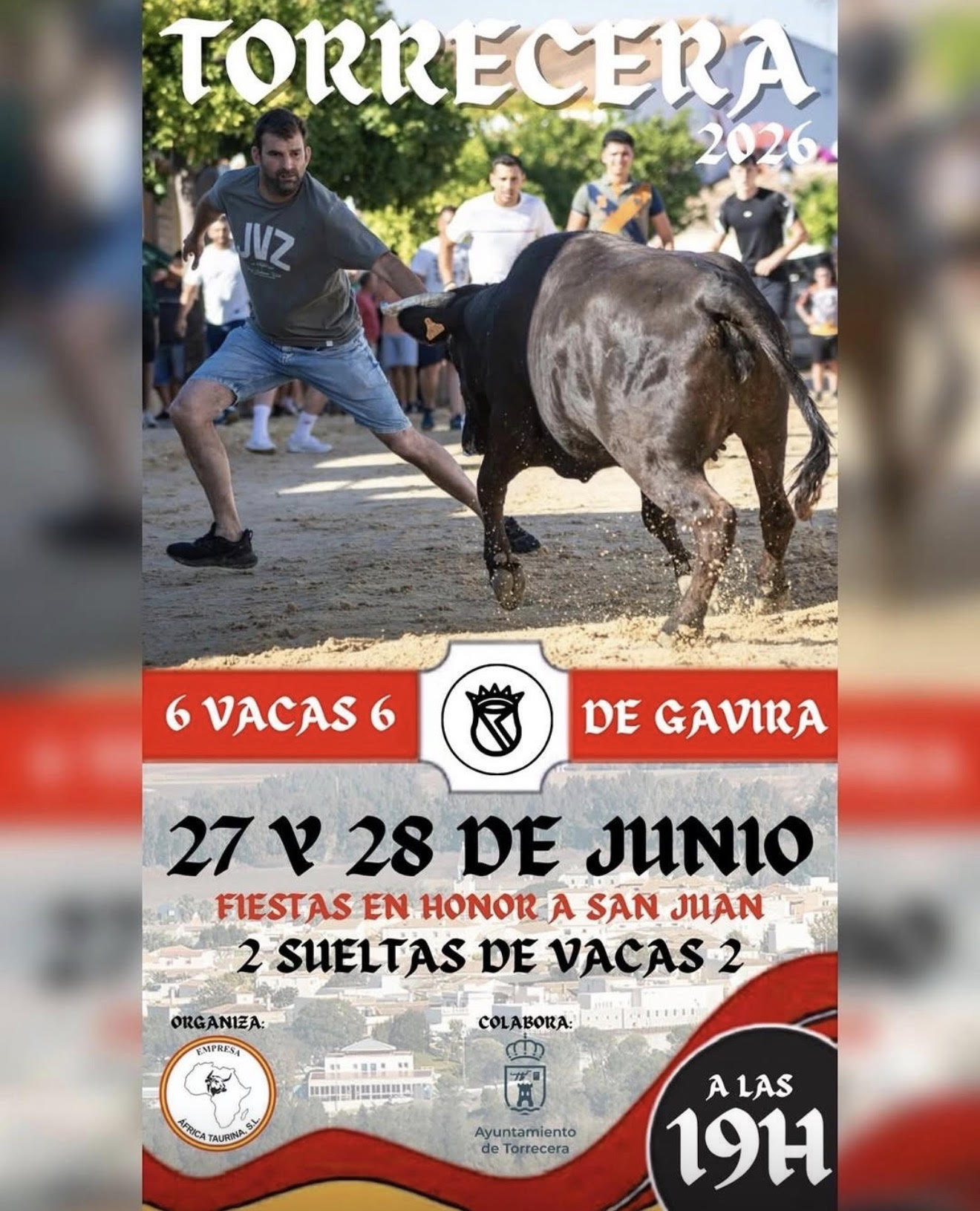 TOROS TORRECERA 27 Y 28 DE JUNIO 2026