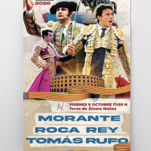 TOROS VALENCIA DEL 9 AL 11 DE OCTUBRE 2026