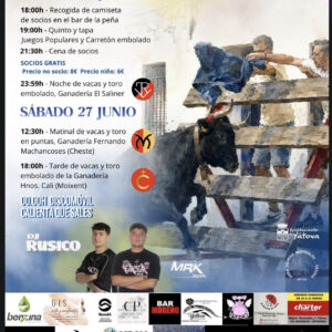 TOROS YATOVA 26 Y 27 DE JUNIO 2026