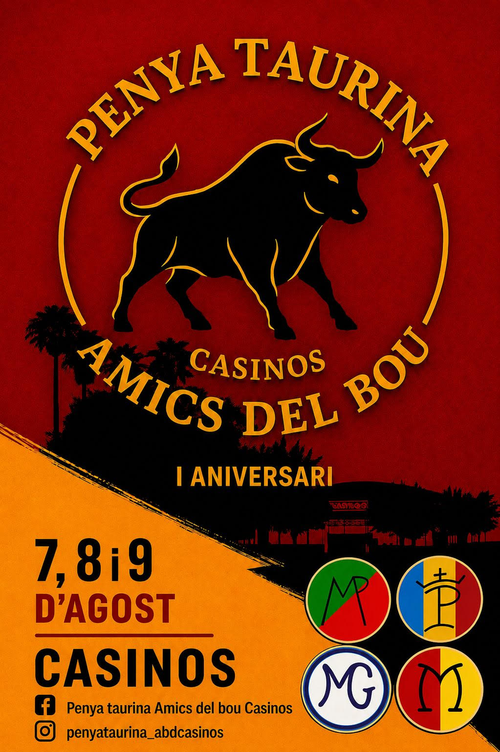 TORO CASINOS 7,8 Y 9 DE AGOSTO 2026