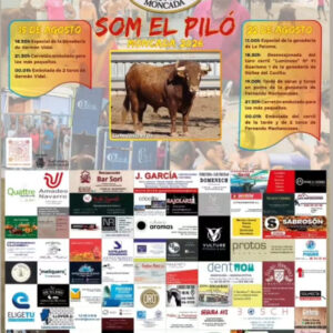 TOROS EL PILO MONCADA 22 DE AGOSTO 2026