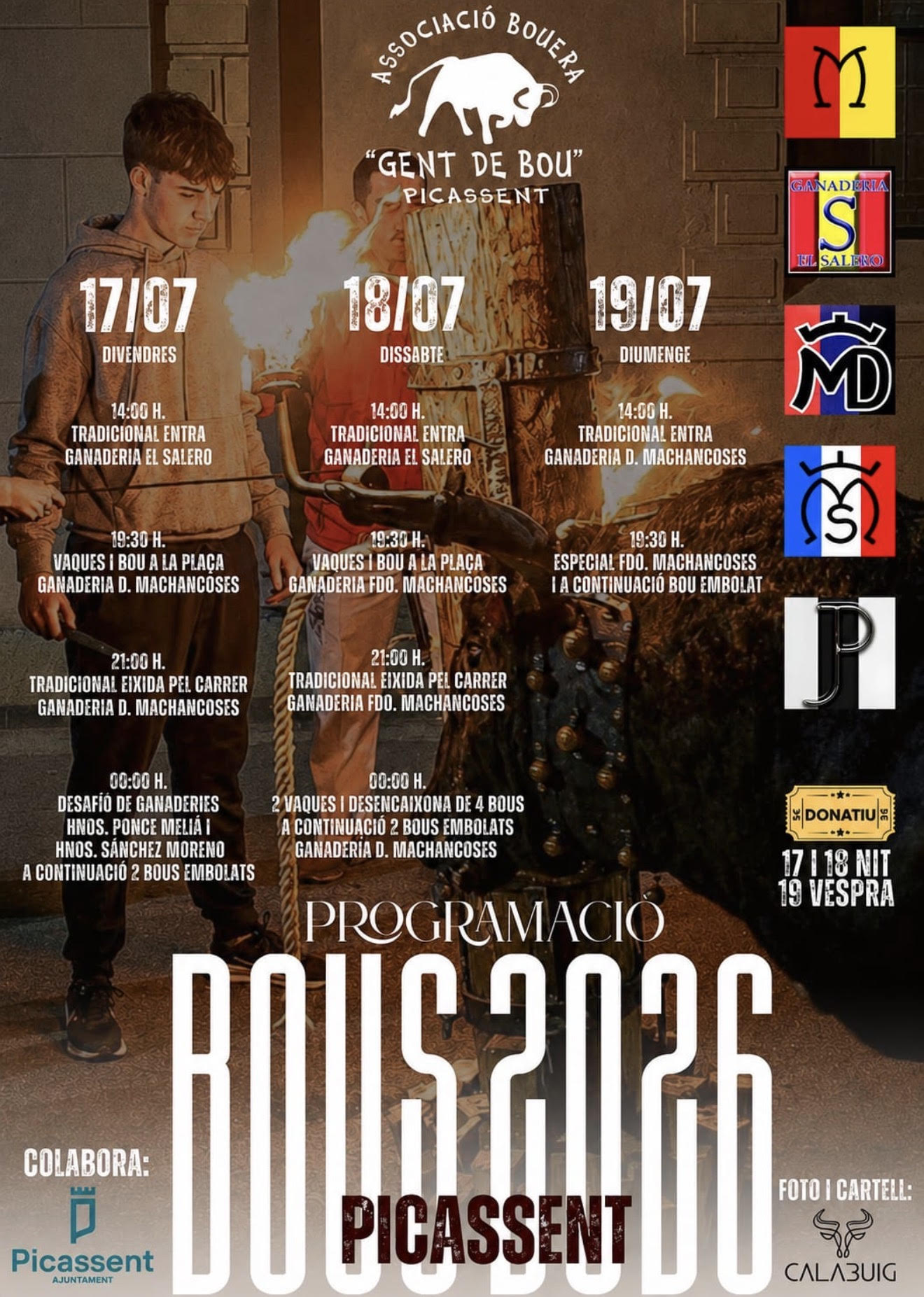 TOROS GENT DE BOU PICASSENT 17 18 Y 19 DE JULIO 2026