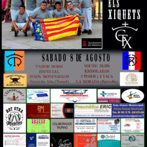 TOROS MELIANA 8 AGOSTO 2026