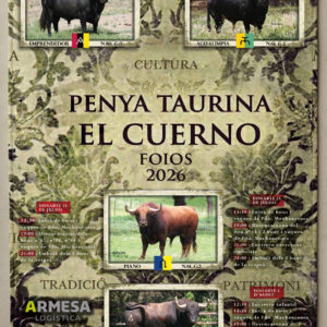 TOROS PEÑA EL CUERNO FOIOS 25 JULIO 2026.