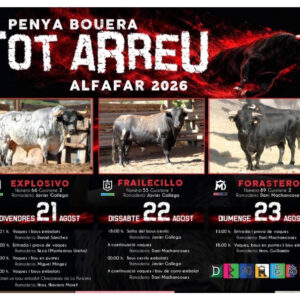 TOROS ALFAFAR 21 22 Y 23 DE AGOSTO 2026