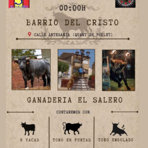 TOROS BARRIO EL CRISTO 28 DE AGOSTO 2026