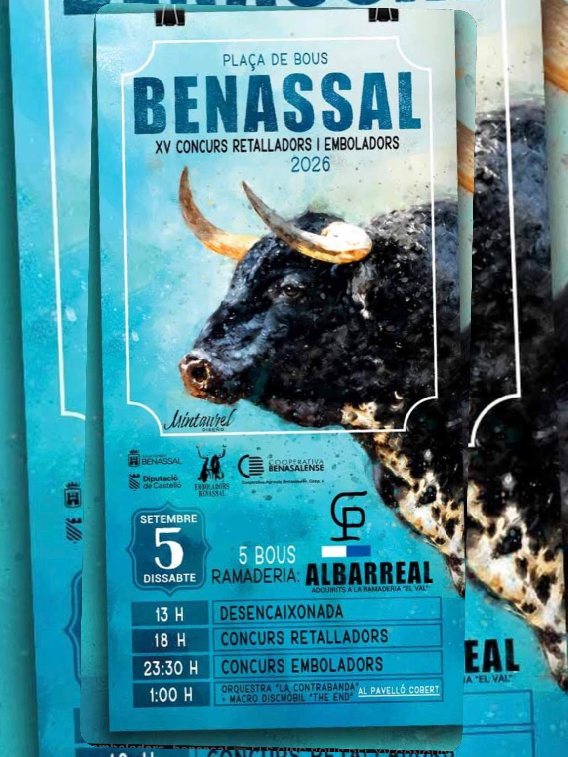 TOROS BENASSAL 5 SEPTIEMBRE 2026