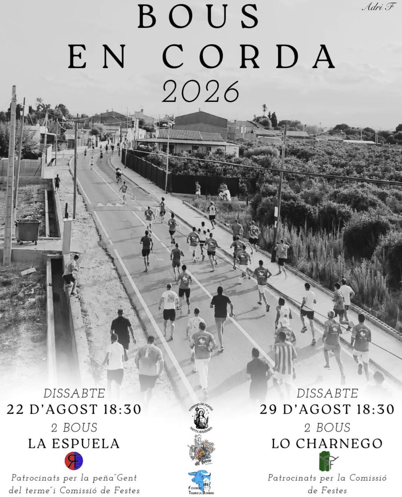 TOROS BOU EN CORDA SANTA BARBARA 29 AGOSTO 2026