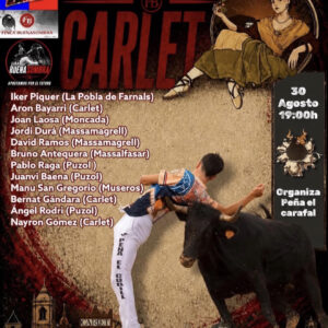 TOROS CARLET 30 AGOSTO 2026.
