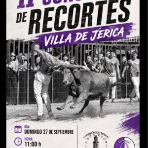 TOROS CONCURSO DE RECORTES JÉRICA 27 SEPTIEMBRE 2026
