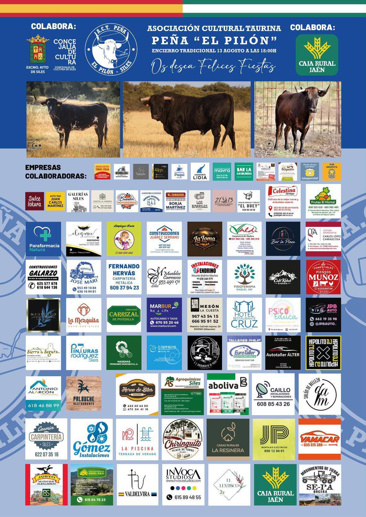 TOROS DE SILES 13 AGOSTO 2026