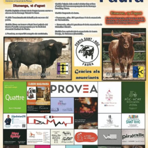 TOROS FAURA 16 AGOSTO 2026