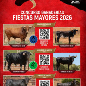 TOROS GRAZALEMA DEL 22 AL 24 DE AGOSTO 2026