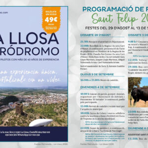 TOROS LA LLOSA 5 SEPTIEMBRE 2026