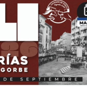 TOROS SEGORBE DEL 8 AL 13 SEPTIEMBRE 2026.