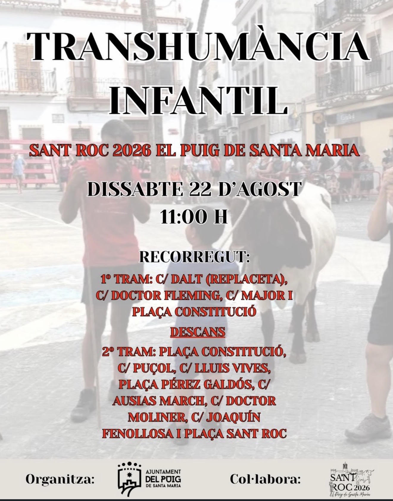 TOROS TRANSHUMANCIA INAFANTIL 22 AGOSTO 2026