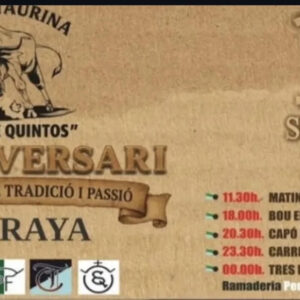 TOROS ALBORAYA 19 SEPTIEMBRE 2026