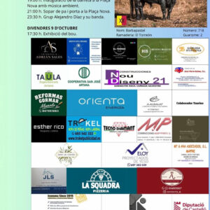 TOROS ARTANA 8 DE OCTUBRE 2026