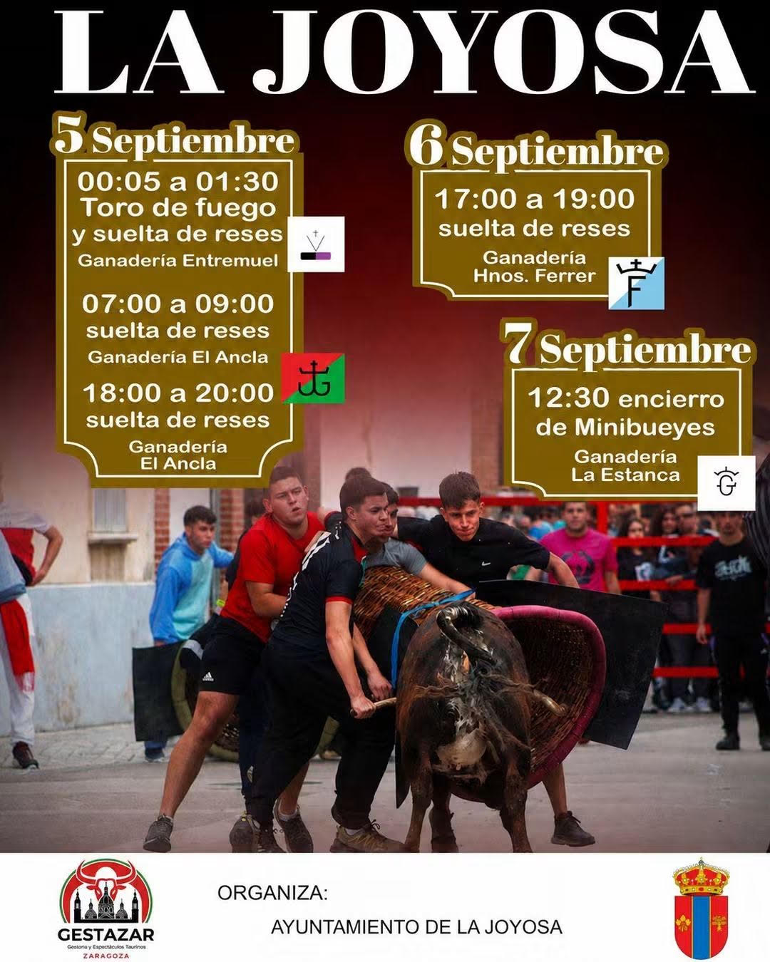 TOROS LA JOYOSA 5 6 Y 7 SEPTIEMBRE 2026