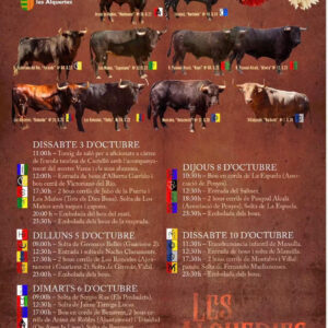 TOROS LES ALQUERIES 3 OCTUBRE 2026