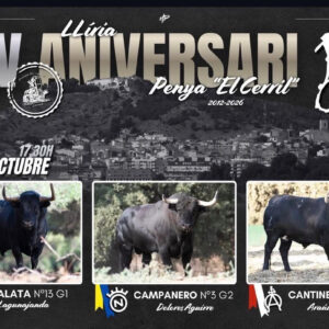 TOROS LLIRIA 11 DE OCTUBRE 2026.
