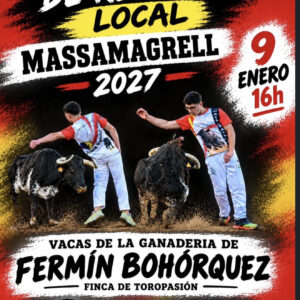 TOROS MASSAMAGRELL 9 ENERO 2027