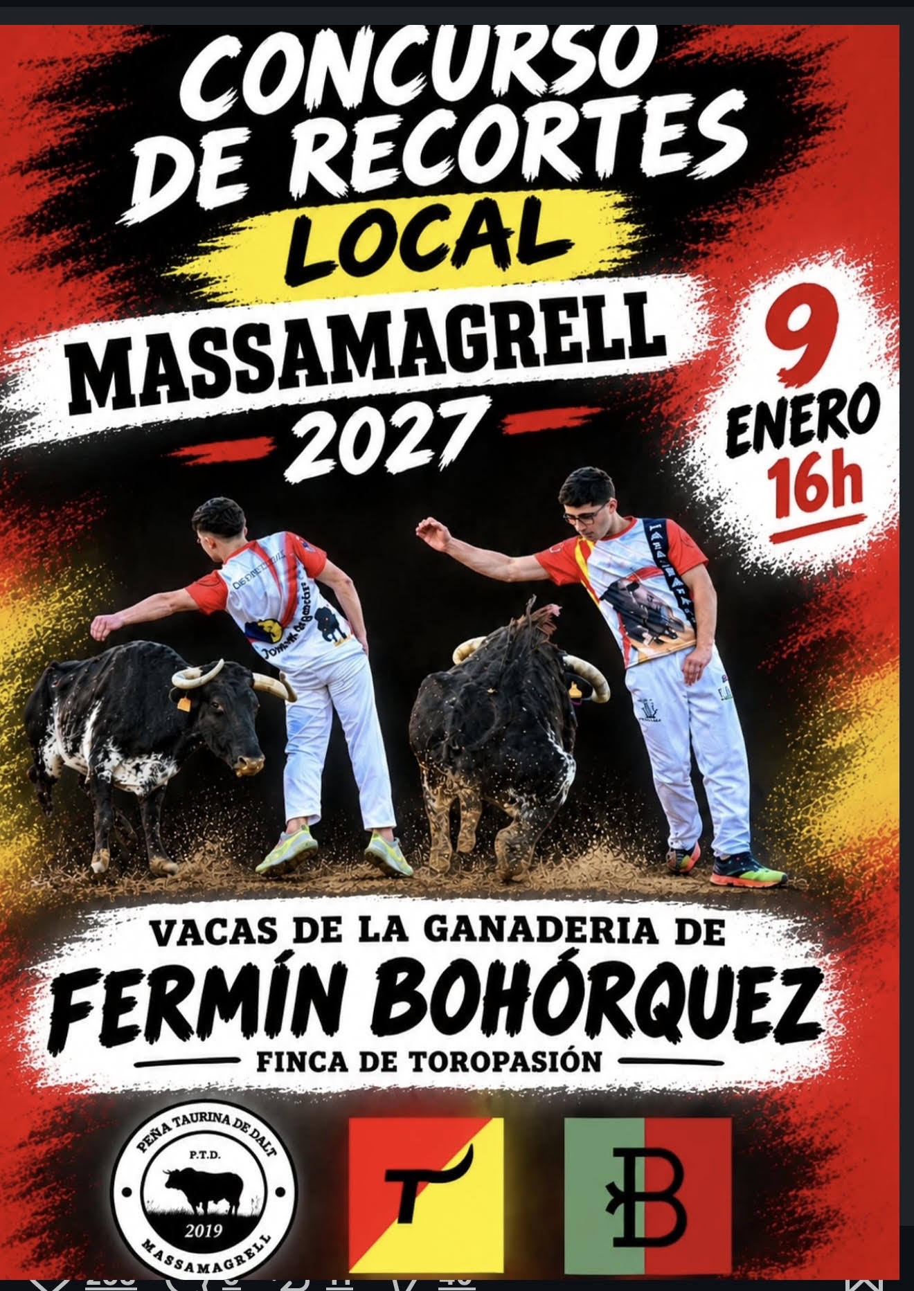 TOROS MASSAMAGRELL 9 ENERO 2027