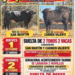 TOROS MONTALBO 1 Y 2 DE OCTUBRE 2026