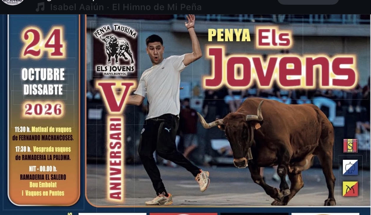 TOROS RAFELBUÑOL 24 OCTUBRE 2026