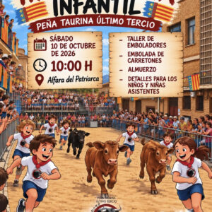 TOROS TRANHUMANCIA INFATIL 10 OCTUBRE 2026