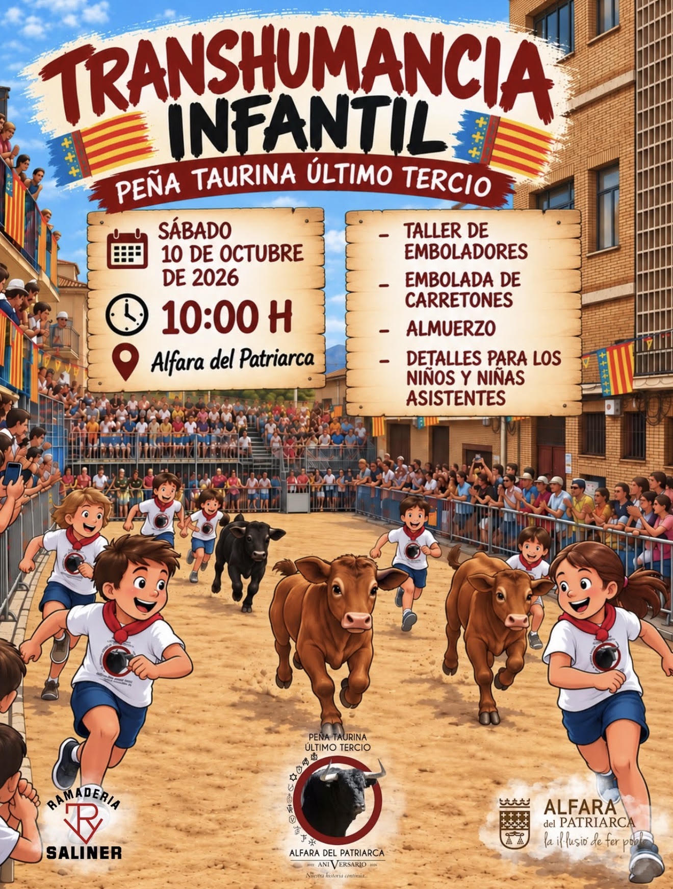 TOROS TRANHUMANCIA INFATIL 10 OCTUBRE 2026