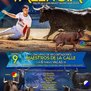 TOROS MAESTROS DE LA CALLE 9 OCTUBRE 2026