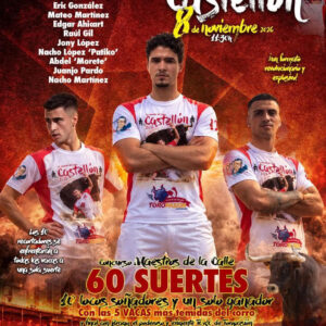 TOROS MAESTROS DE LA CALLE CASTELLON 8 NOVIEMBRE 2026